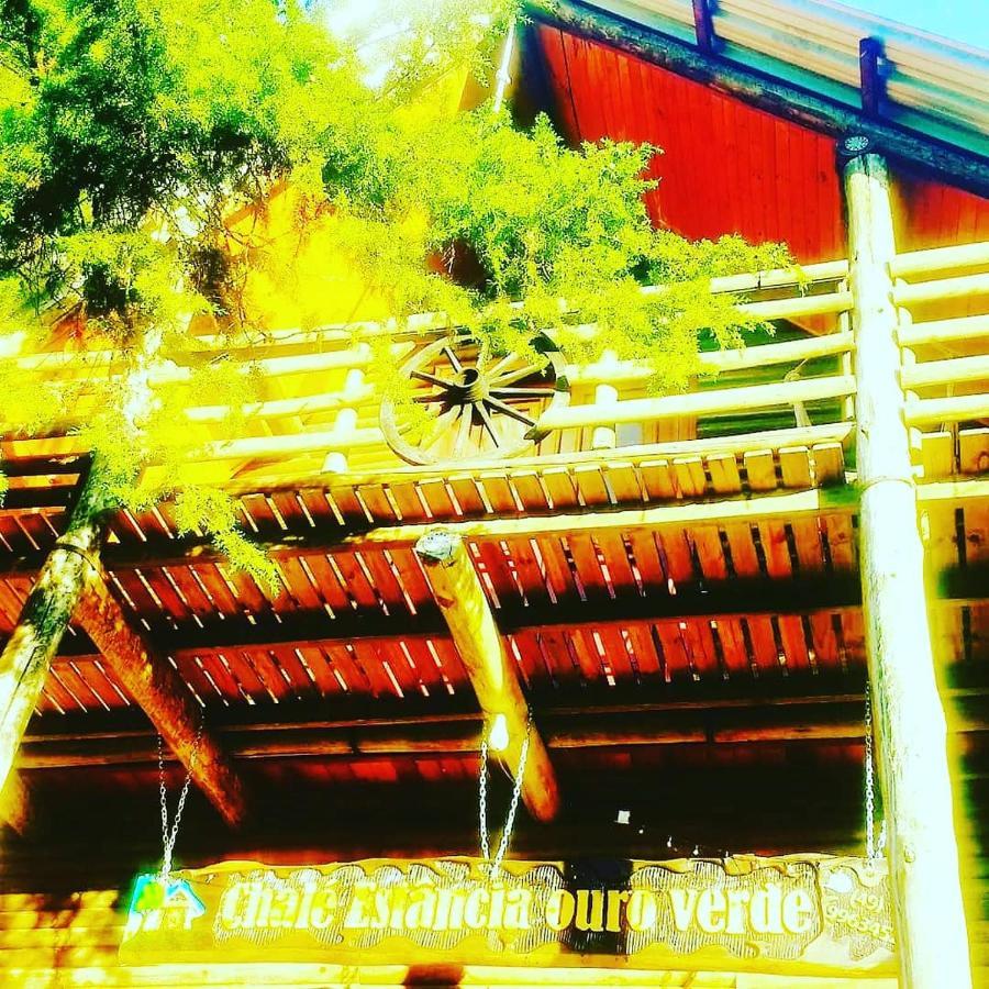Chale Estancia Ouro Verde Lages Buitenkant foto